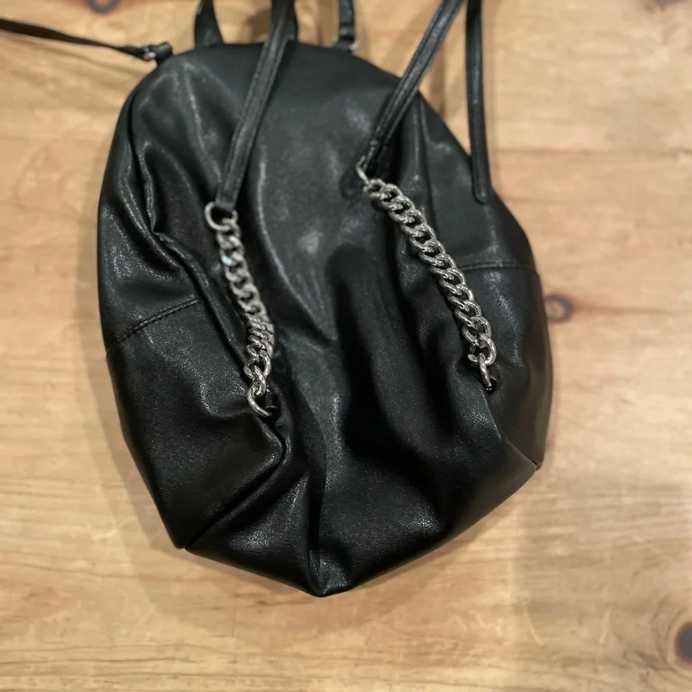 Victoria’s Secret Embellished Silver Small City Backpack Travel Grunge festival - Picture 3 of 9